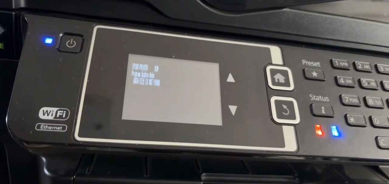 爱普生WF3620打印机固件更新后不识别墨盒刷机教程